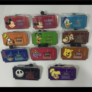 Admit One 1971 Full Pin Set